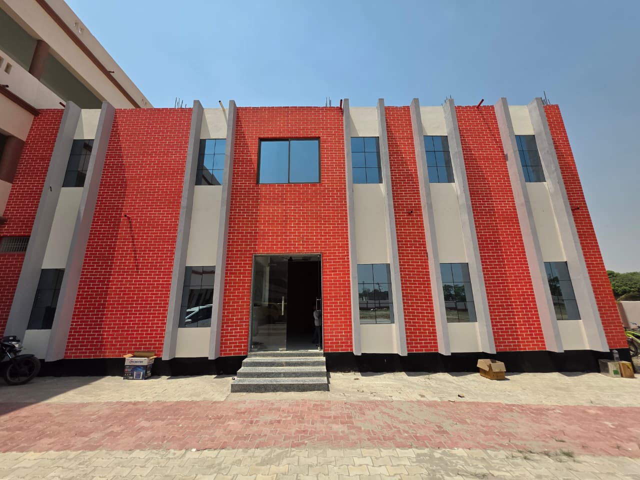 New red-brick campus building